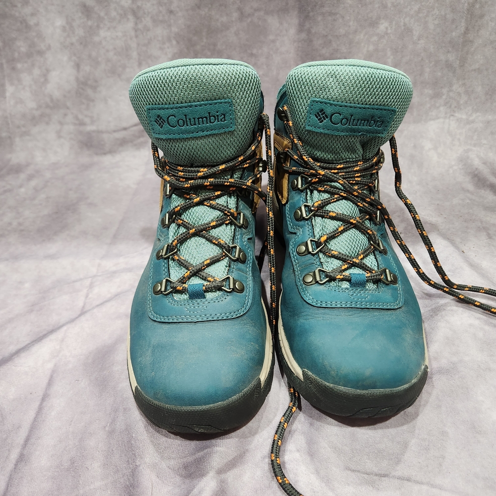 Columbia Blue Lace Up Boots Durable Outdoor Footwear